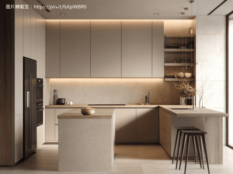 奶茶色廚具|廚櫃顏色推薦