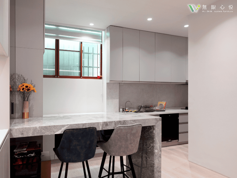 灰色廚具|廚櫃顏色推薦