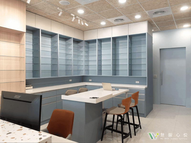 藥局裝潢作品集｜藥局系統櫃設計